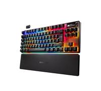 SteelSeries APEX PRO TKL Wireless Gen 3 - Interruttori magnetici analogici OmniPoint 3.0, Preimpostazioni automatiche QuickSet (Rapid Trigger, Rapid Tap/SOCD, Protection Mode),OLED,RGB,PBT,DE QWERTZ