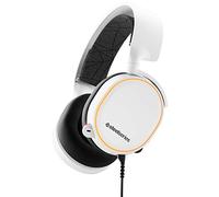 SteelSeries Arctis 5 Cuffie da gioco con illuminazione RGB e tecnologia surround DTS Headphone:X v2.0 per PC e PlayStation 5, Bianco