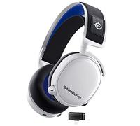 SteelSeries Arctis 7P+ - Wireless Cuffie da gaming - 2.4 GHz senza perdite - 30 ore di durata della batteria - Per PS5, PS4, PC, Mac, Android e Switch - Bianco