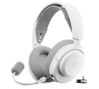 SteelSeries Arctis Nova 3X - Cuffie da gioco multipiattaforma wireless - Controllo via app - Batteria 40h - Driver magnetici al neodimio - 2.4GHz/BT - Mic staccabile - Xbox, PS5, PC, Switch - Bianco