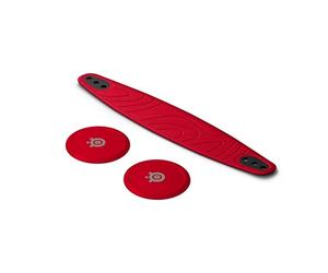 SteelSeries Arctis Nova Booster Pack Cherry Red, Accessorio per Cuffie da Gioco, Fascia in Nylon a Doppio Colore, Personalizzazione con Piastre Altoparlanti Metalliche, Edizione da Collezione