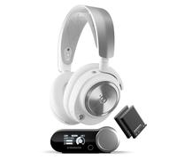 SteelSeries Arctis Nova Pro - Cuffie da gaming wireless multi-sistema - Driver magnetici al neodimio - Cancellazione attiva del rumore -Infinity Power System -Microfono ClearCast Gen 2 - PC,PS5,Mobile