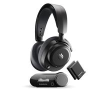 SteelSeries Arctis Nova Pro Omni - Cuffie gaming wireless - Hi-Res Audio, 96kHz/24bit, ANC, Mic ClearCast Pro, Filtro antirumore IA, App mobile, Mix 2,4GHz + BT, OmniPlay PC+PS+Xbox - Grafite