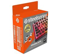 SteelSeries PrismCaps, Copritasti in stile pudding a doppio scatto, Robusta termoplastica PBT, Compatibile con la maggior parte delle tastiere meccaniche, Steli MX, Nera (Layout UK)