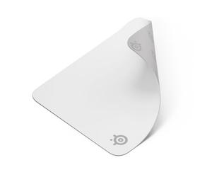 SteelSeries QcK Cloth Gaming Mouse Pad - Esclusiva Superficie Microtessuta - Ottimizzato per Sensori di Gioco - Massimo Controllo - Taglia M - Bianco