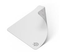 SteelSeries QcK Cloth Gaming Mouse Pad, superficie esclusiva in tessuto micro-intrecciato, ottimizzato per sensori da gaming, controllo massimo, formato L, colore Bianco