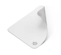 SteelSeries QcK Cloth Gaming Mouse Pad, superficie esclusiva in tessuto micro-intrecciato, ottimizzato per sensori da gaming, controllo massimo, formato M, colore bianco