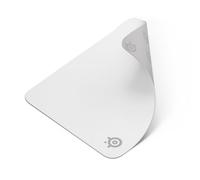 SteelSeries QcK Mousepad Medium - White - Base in gomma siliconica no-slip - Tracking e stabilità top - Ottimizzato per sensori di gioco - 320x270 mm - FPS, MOBA, RTS, MMO