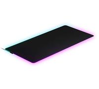 SteelSeries QcK Prism Cloth 3XL Mouse pad da gioco, Illuminazione RGB a 2 zone, Illuminazione in tempo reale, Ottimizzato per sensori di gioco, Dimensioni 3XL (1220mm x 590mm x 2mm)