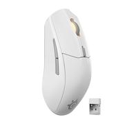 SteelSeries Rival 3 Wireless Gen 2 - Mouse da gioco - 2,4 GHz e Bluetooth - Sensore ottico TrueMove Air da 18000 DPI - Durata 60 milioni di clic - Leggero - Piedini 100% PTFE - Bianco