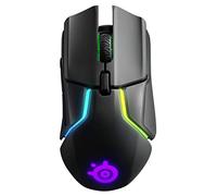 SteelSeries Rival 650 Quantum Wireless Mouse da Gioco, Doppio Sensore Ottico, Distanza di Sollevamento Personalizzabile, Nero