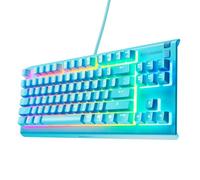 SteelSeries Tastiera da gioco Apex 3 TKL Aqua RGB - Fattore di forma compatto senza chiave - Illuminazione RGB a 8 zone - Resistente all'acqua e alla polvere - Switch di gioco silenzioso