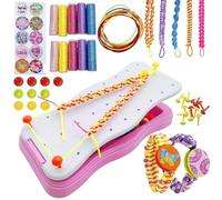 Steemjoey Arti e mestieri per bambini, Kit per Braccialetti Ragazza, Set per la Realizzazione Dell'amicizia, Creazione di Giocattoli Bambina Braccialetti fai da te Idee Regalo Compleanno di Natale
