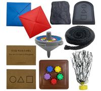 Steemjoey Gonggi Korean Game Set, Squid Toys Tradizionale Coreano Game, Jack Stone Pebbles Set Coordinazione Occhio-Mano,Giochi di Viaggio Famiglie Festa Natale Regalo compleanno per adulti bambini