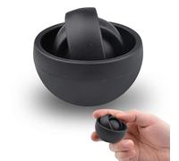 Steemjoey Infinite Flip Funny Sensory Fidget Toy, Fidget Giocattoli, Palla Giocattolo 3D con Punta delle Dita Che Allevia l'ansia per Bambini Adulti con ADHD e Autismo - Nero