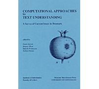Steen Jansen Computational Approaches to Text Understanding (Tascabile)