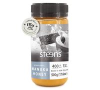 Steens Miele di Manuka - MGO 400+ - Puro Miele Manuka grezzo 100% certificato UMF 13+ - Invasettato e sigillato in Nuova Zelanda - Manuka Honey - 500 g