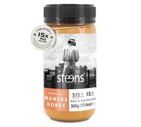 Steens Miele di Manuka - MGO 515+ - Puro Miele Manuka grezzo 100% certificato UMF 15+ - Invasettato e sigillato in Nuova Zelanda - Manuka Honey - 500 g