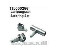 Steering set - Ricambi Ansmann Virus Option in alluminio kit Salva servo