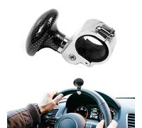 Steering Wheel Ball Knob - Lega ABS Rubber 8,5 x 7,5 cm | Foldable Spinner Booster, Universal Power Handle For Easy Turning Control | For Car Truck Boat Tractor Driving Maneuvering Comfort Use