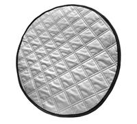 Steering Wheel Cover for Hot Weather, Folding Auto Sun Shield, Aluminum Foil Sunblock Protector for Car Truck Summer Interior, Hood-Style Sunscreen Steering Protection