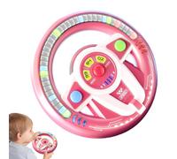Steering Wheel Toy - Light And Music Driving Controller | Steering Wheel Toy With Light And Music Simulated Driving Controller For Kids Car Seat Backseat Indoor Outdoor Play