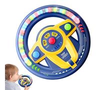 Steering Wheel Toy - Light Music Simulated Driving Controller, Car Seat | Kids Driving Toy, Light Music Steering Wheel, Simulated Car Controller, Encourages Role Play, Backseat Car Seat, Indoor Outdo