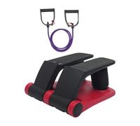 Steeviuzj Mini stepper per esercizi, step per scale portatile con LCD | Stepper da allenamento con intensità regolabile a 5 livelli e pedali antiscivolo, macchina passo-passo fino a 150 kg