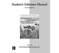 Stefan Baratto Barry Berg Student Solutions Manual for Elementary & (Tascabile)