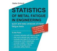 Stefan Einbock Statistics of Metal Fatigue in Engineering (Tascabile)