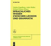 Stefan Engelber Sprachliches Wissen zwischen Lexikon und Gram (Copertina rigida)