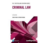 Stefan Fafinski Emily Finch Law Express: Criminal Law (Tascabile)