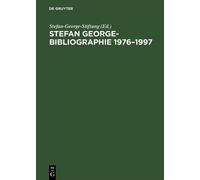 Stefan George-Bibliographie 1976-1997 (Copertina rigida)