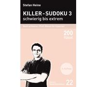 Stefan Heine Fl Killer-Sudoku 3 - schwierig xtrem - Noch schwer (Tascabile)