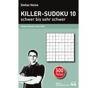 Stefan Heine KILLER-SUDOKU 10 - schwer bis sehr schwer: Anspruchsvol (Tascabile)