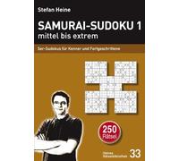 Stefan Heine Samurai-Sudoku 1 mittel bis extrem: 5er-Sudokus für Ken (Tascabile)