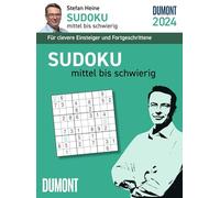 Stefan Heine Sudoku - Agenda giornaliera da medio a difficile 2024-11,8 x 15,9 - Calendario puzzle
