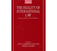 Stefan Talmon The Reality of International Law (Copertina rigida)