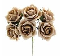 STEFANAZZI 18 Pezzi Ø 4,5 cm Rose in Gomma crepla per bomboniere Matrimonio cresima Comunione Battesimo Compleanno Decorazioni per sacchettini e scatoline