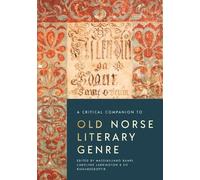 Stefanie Groppe A Critical Companion to Old Norse Literary Ge (Copertina rigida)