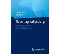 Stefanie Jung Peter Krebs Die Vertragsverhandlung (Tascabile)