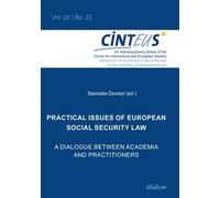 Stefanie Klein Practical issues of European Social Security Law: A D (Tascabile)