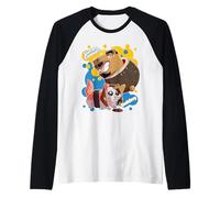 Stefano e Ilary Italian Brainrot Maglia con Maniche Raglan