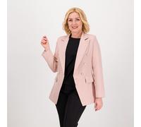 Stefano Ghilardi Blazer aderente doppiopetto con tigre in perline