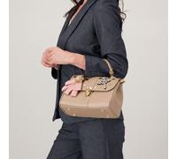 Stefano Ghilardi Borsa a mano decorata con strass e tracolla regolabile