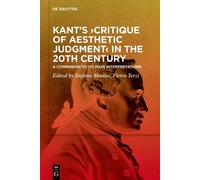 Stefano Marino Kant’s ›Critique of Aesthetic Judgment‹ in the (Copertina rigida)