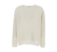 Stefano Mortari, ,Knitwear ,Donna ,Bianco ,L Maglione Girocollo