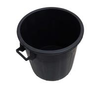 Bidone I mm ondizia Politene Nero Con Coperchio Litri 70 Stefanplast