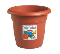 Stefanplast Vaso In Plastica Colore Terracotta Medio Tondo Coccio 40xH31 20L