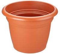 Stefanplast 3826745 Vaso Mediterraneo in Polipropilene Marrone, Cm 45